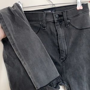 Charcoal black/Grey skinny jeans